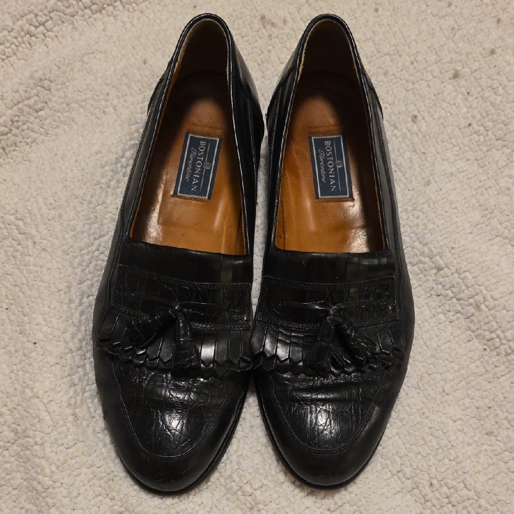 ❣️Bostonian Dark Leather Men's Loafers